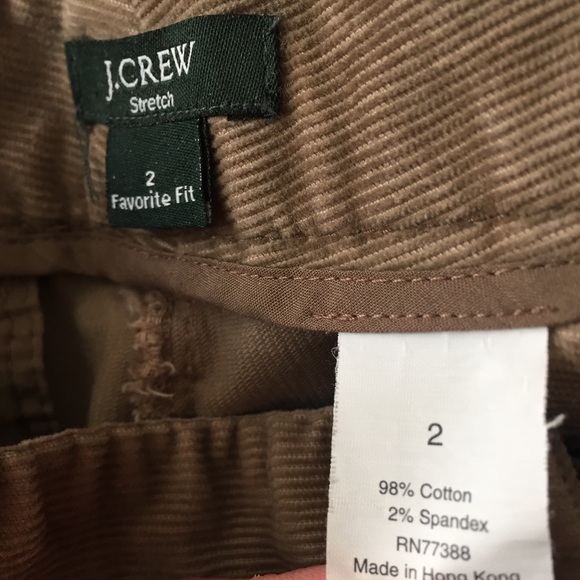J Crew Favorite Fit Corduroy Pants - Picture 4 of 6